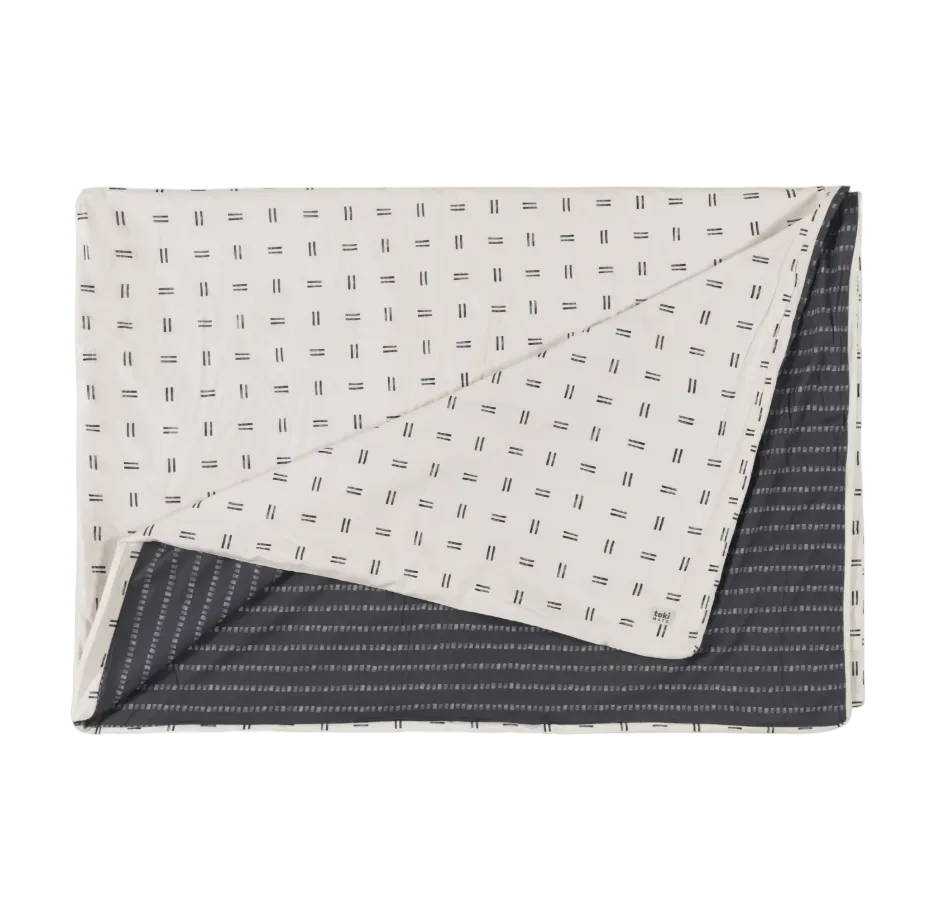 Toki Kids Epic Mat Cover 60x84, Mudcloth - Premium Padded Play Mat
