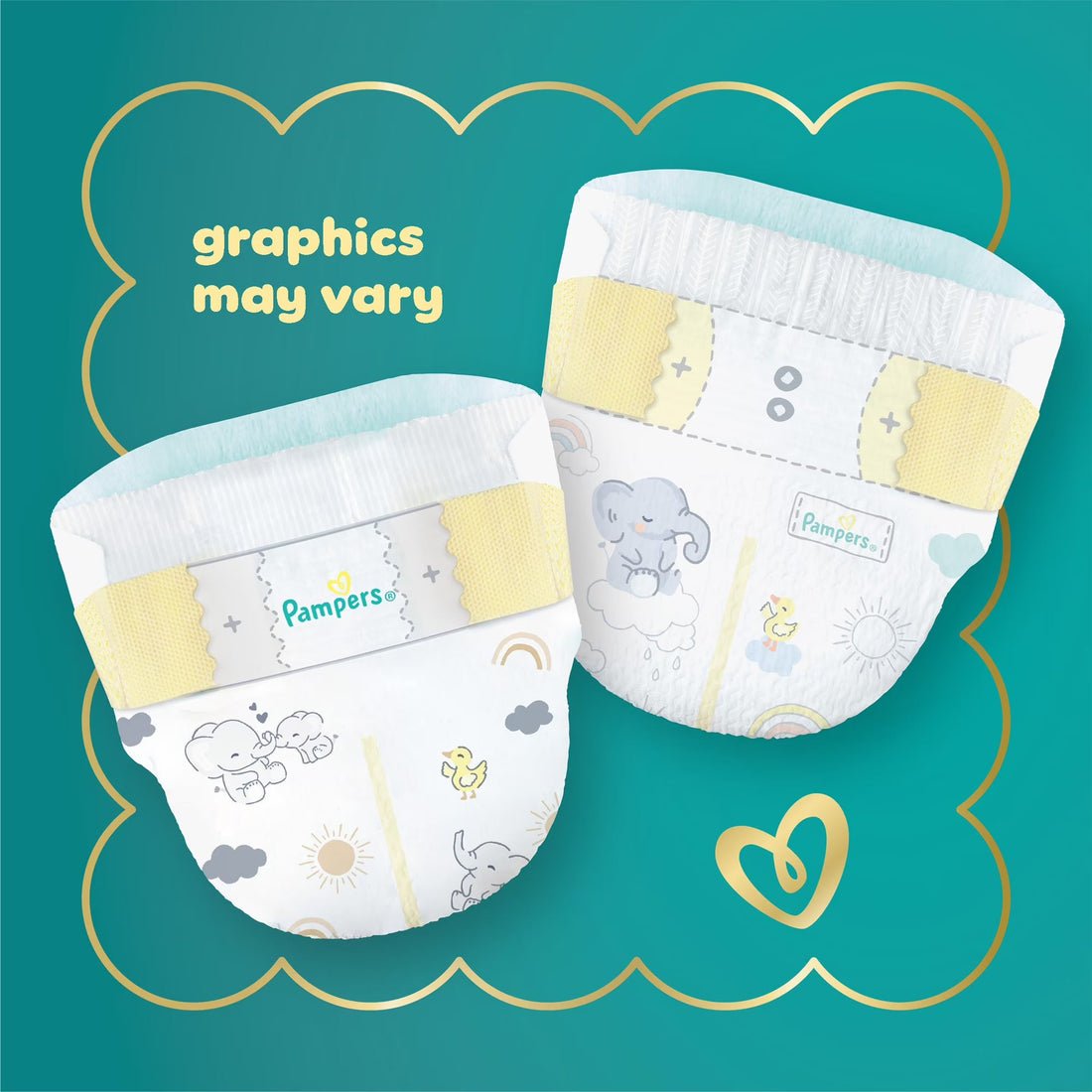 Pampers Swaddlers Baby Diapers Size Newborn, 84 Count (Select for More Options)