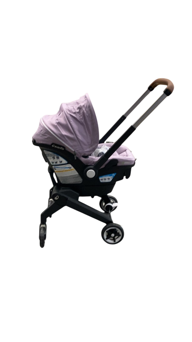 Evenflo Shyft Dual Ride Infant Car Seat Stroller Combo, Agate, 2025, with Carryall Storage and Green & Gentle Fabric