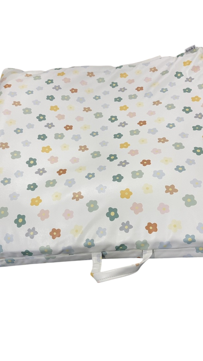 Toki Kids Vegan Leather Mat Standard, Playful Posies