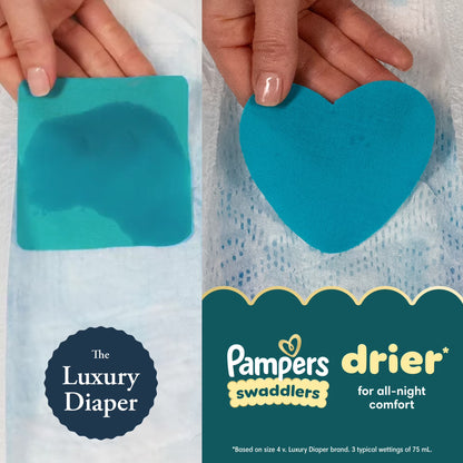 Pampers Swaddlers Baby Diapers Size Newborn, 84 Count (Select for More Options)