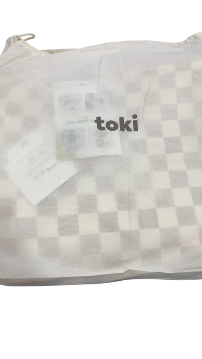 Toki Kids Standard Padded Play Mat 40" x 40", Checker Toffee