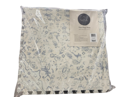 House of Noa Little Nomad Play Mat, 4x6, Delft blue, Emile