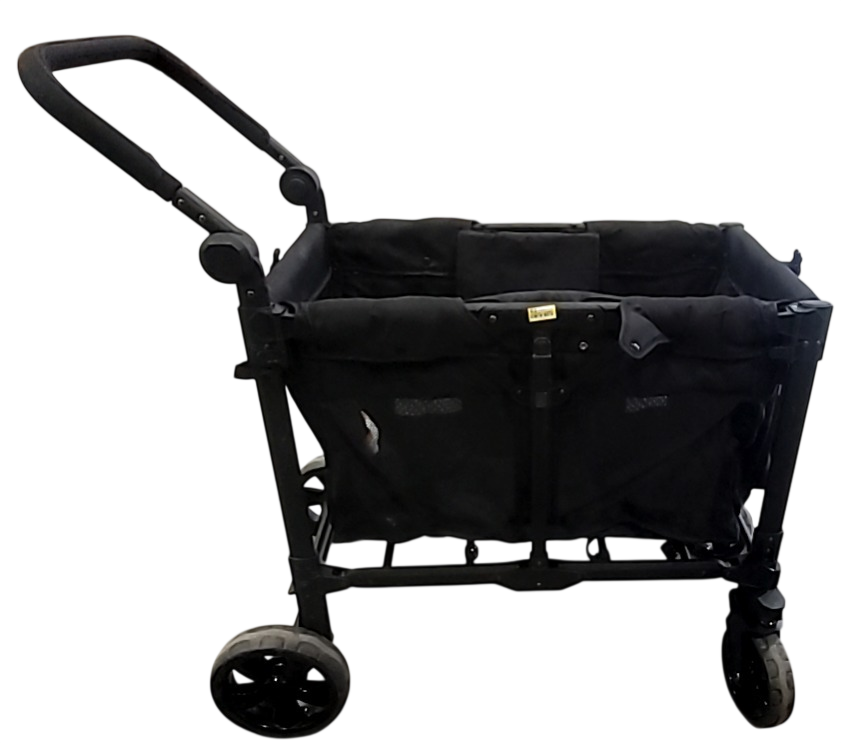 Wonderfold W2 Original Multifunctional Double Stroller Wagon, Black, 2025