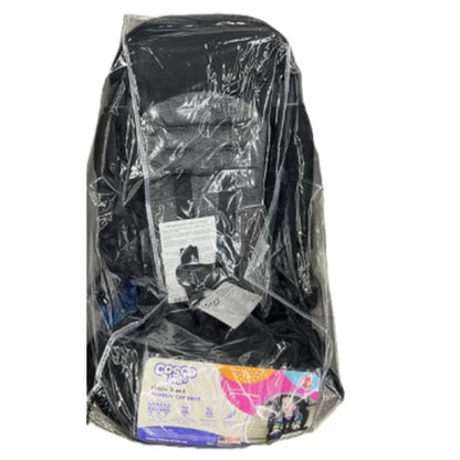 Cosco Kids Finale 2-in-1 Toddler Booster Car Seat, Fiberwave II, Black/Grey