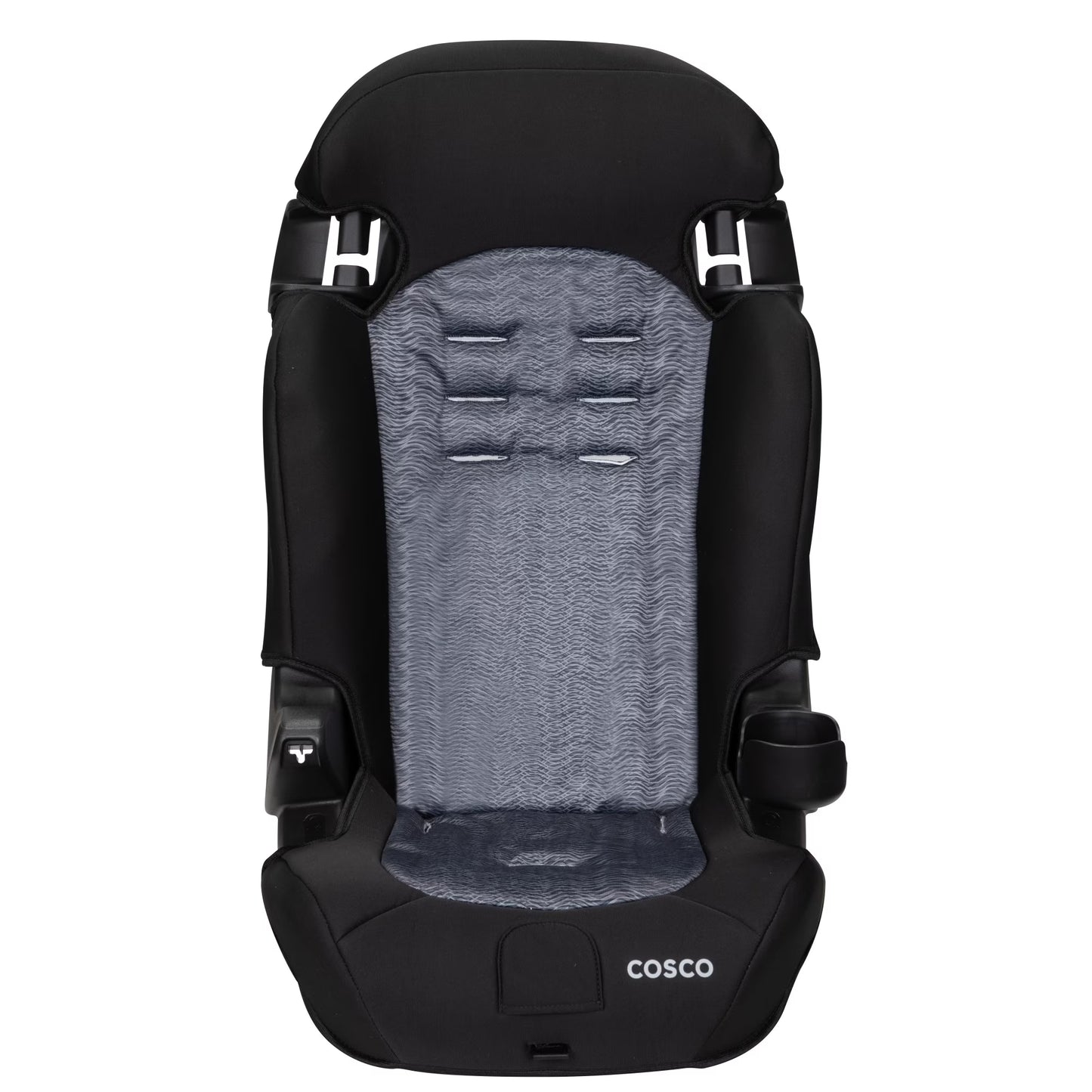 Cosco Kids Finale 2-in-1 Toddler Booster Car Seat, Fiberwave II, Black/Grey