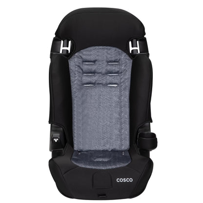 Cosco Kids Finale 2-in-1 Toddler Booster Car Seat, Fiberwave II, Black/Grey