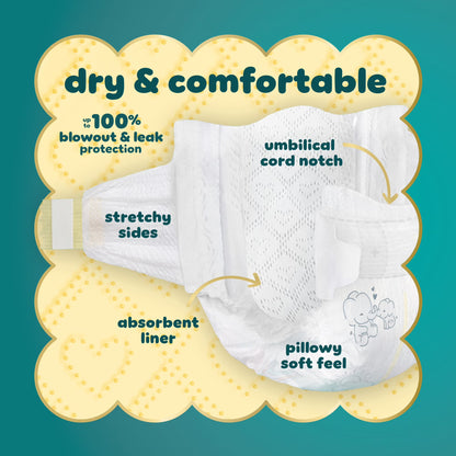 Pampers Swaddlers Baby Diapers Size Newborn, 84 Count (Select for More Options)