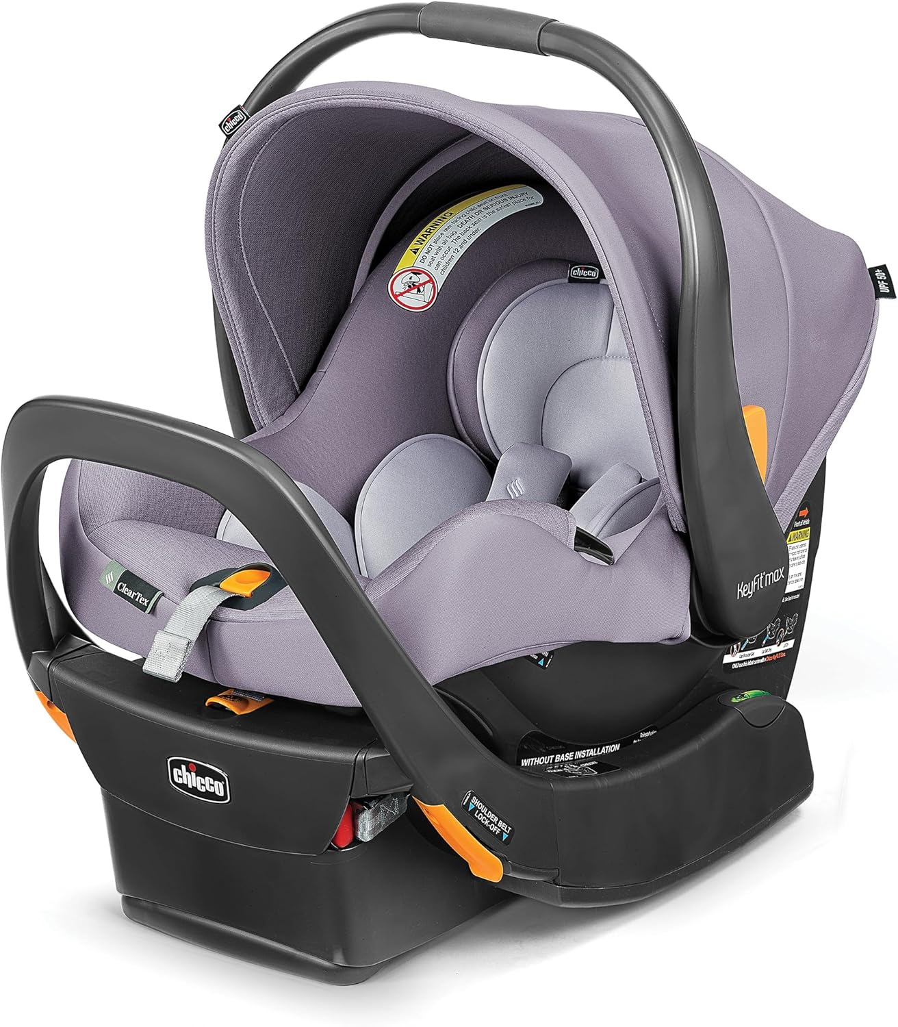 Chicco KeyFit Max ClearTex Infant Car Seat and Base, 2025, Lupine