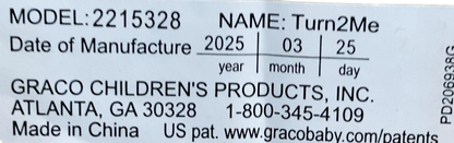 Graco Turn2Me 3-in-1 Rotating Car Seat, Manchester, 2025