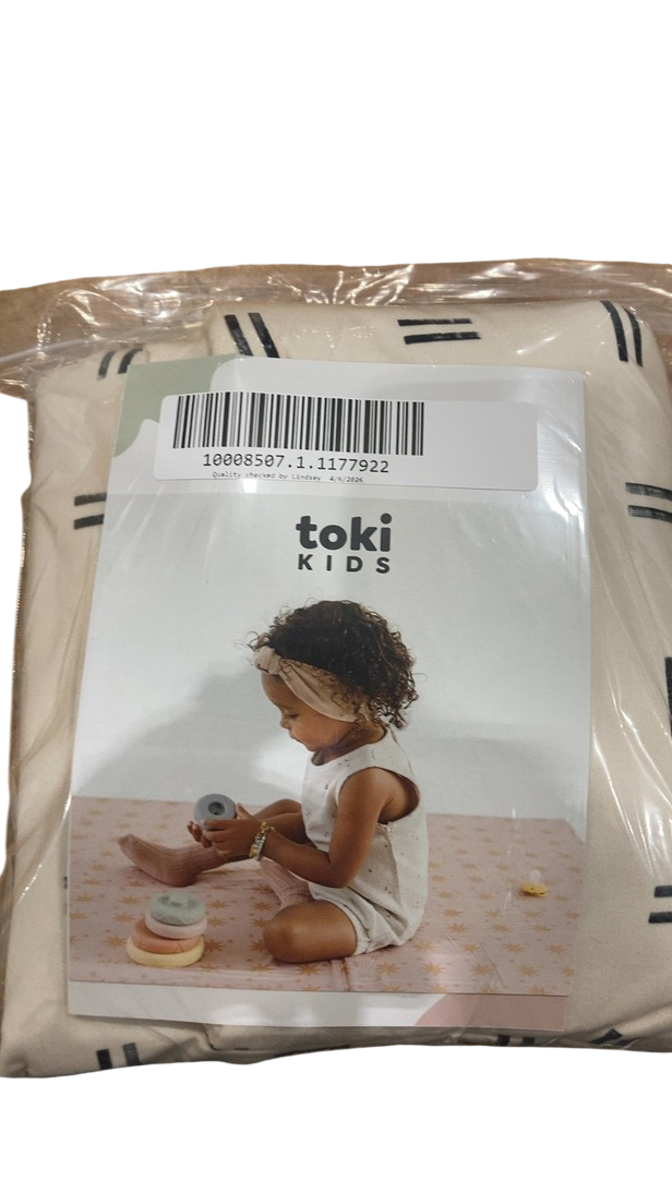 Toki Kids Standard Mat Cover 40" x 40", Mudcloth