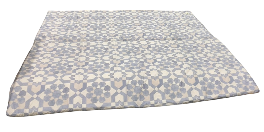 Toki Kids Mega Padded Play Mat 55" x 55", Blue Tile