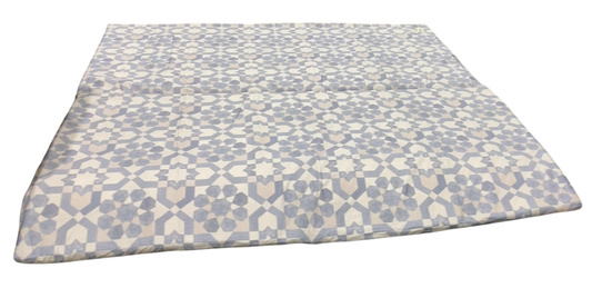 Toki Kids Mega Padded Play Mat 55" x 55", Blue Tile
