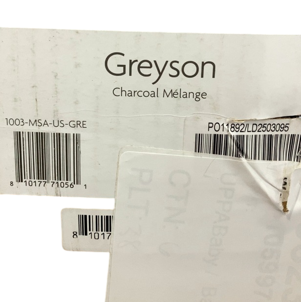 UPPAbaby Mesa V3 Infant Car Seat, Greyson (Charcoal Mélange), 2025