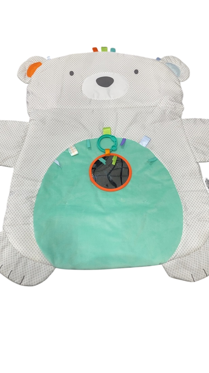 Bright Starts Tummy Time Prop & Play Mat, Polar Bear