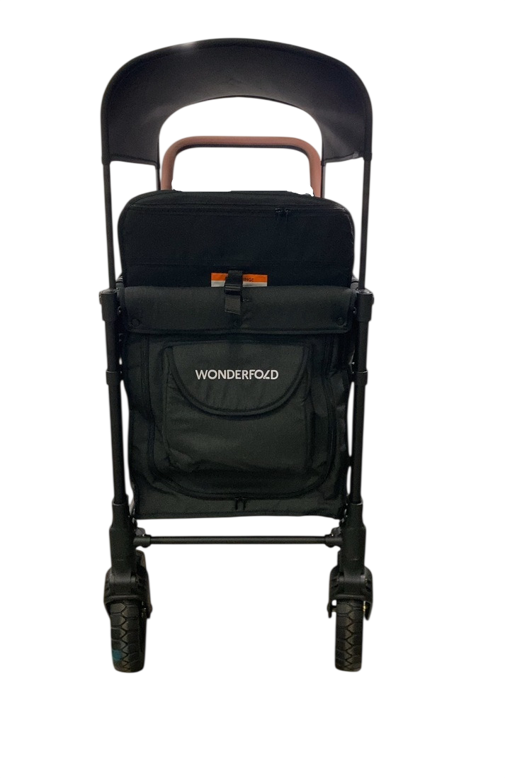 Wonderfold W2 Luxe Multifunctional Double Stroller Wagon, 2024, Volcanic Black