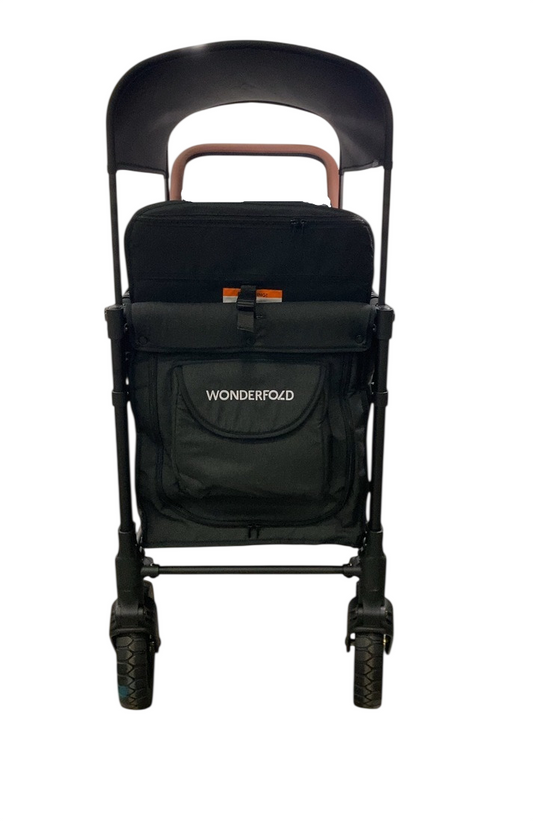 Wonderfold W2 Luxe Multifunctional Double Stroller Wagon, 2024, Volcanic Black