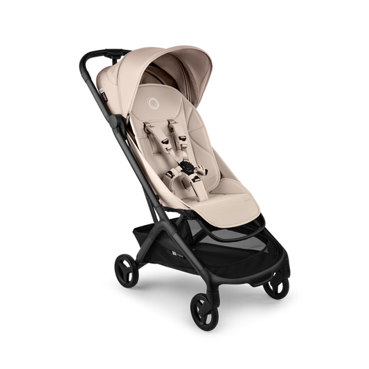 Bugaboo Butterfly 2 Stroller, 2025, Black, Desert Taupe, Desert Taupe