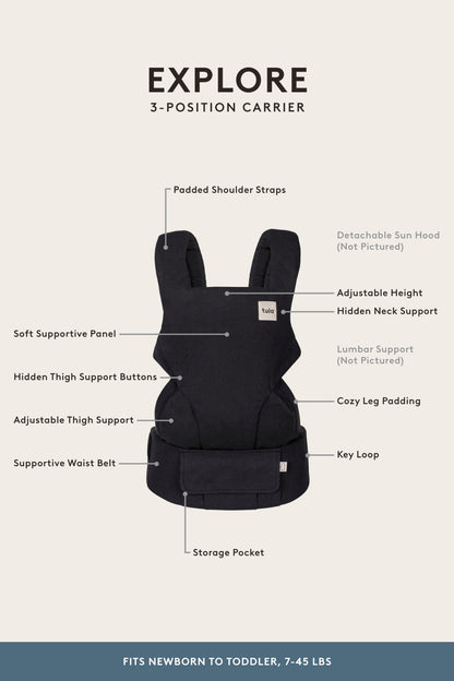 Dove - Linen Explore Baby Carrier