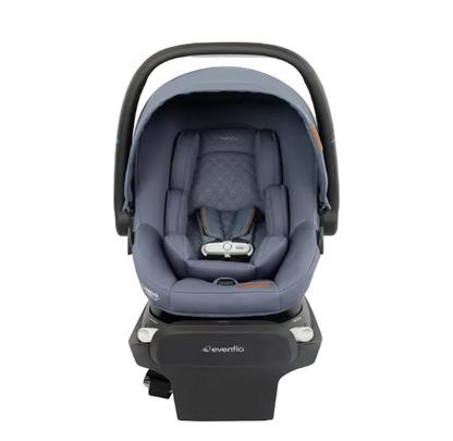 Evenflo Revolve180 LiteMax NXT Rotational Infant Car Seat with SensorySoothe, Flint, 2024