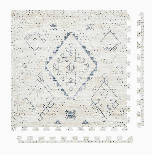 House of Noa Little Nomad Play Mat, 4x6', Windmill, Ula
