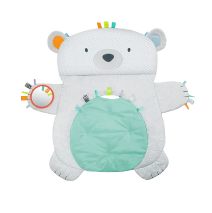 Bright Starts Tummy Time Prop & Play Mat, Polar Bear
