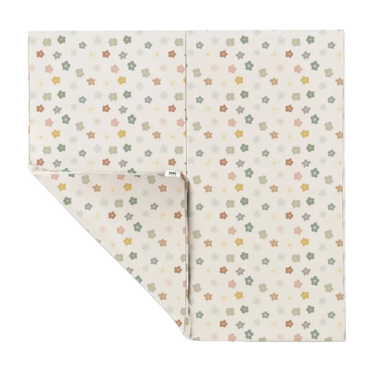 Toki Kids Vegan Leather Mat Standard, Playful Posies