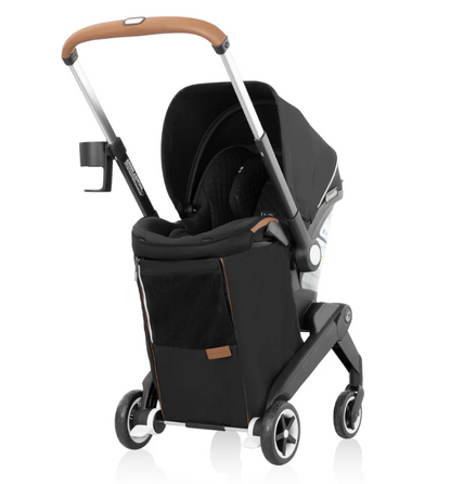 Evenflo Shyft Dual Ride Infant Car Seat Stroller Combo, 2025, Jasper, with Carryall Storage and Green & Gentle Fabric