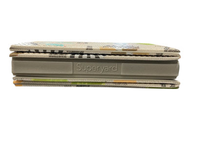 North States Superyard Folding Foam Playmat, 71" X 71", Animal ABC