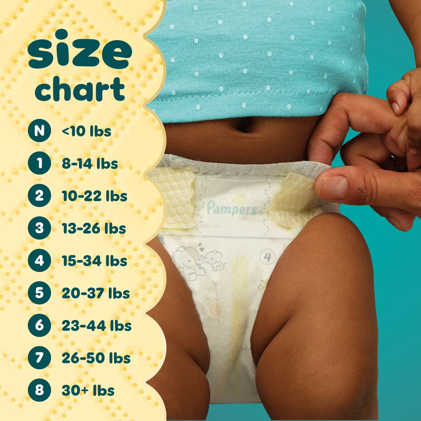 Pampers Swaddlers Baby Diapers Size Newborn, 84 Count (Select for More Options)