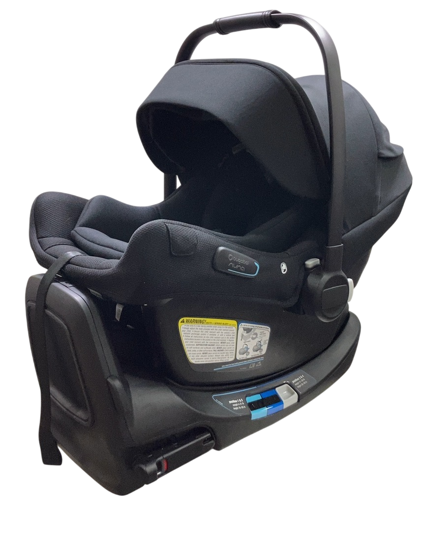 Bugaboo Turtle Air Shield by Nuna Car Seat, Black, 2024