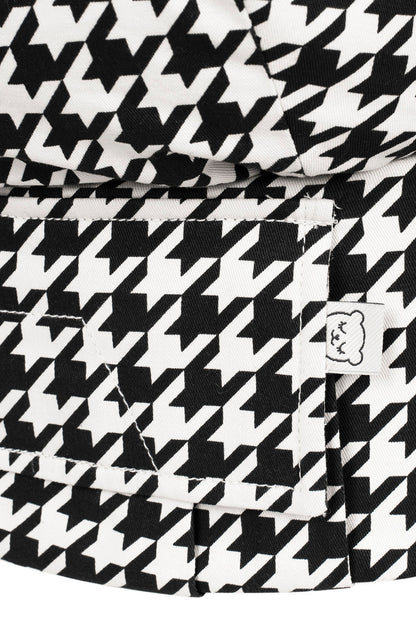 Houndstooth - Cotton Free-to-Grow Baby Carrier