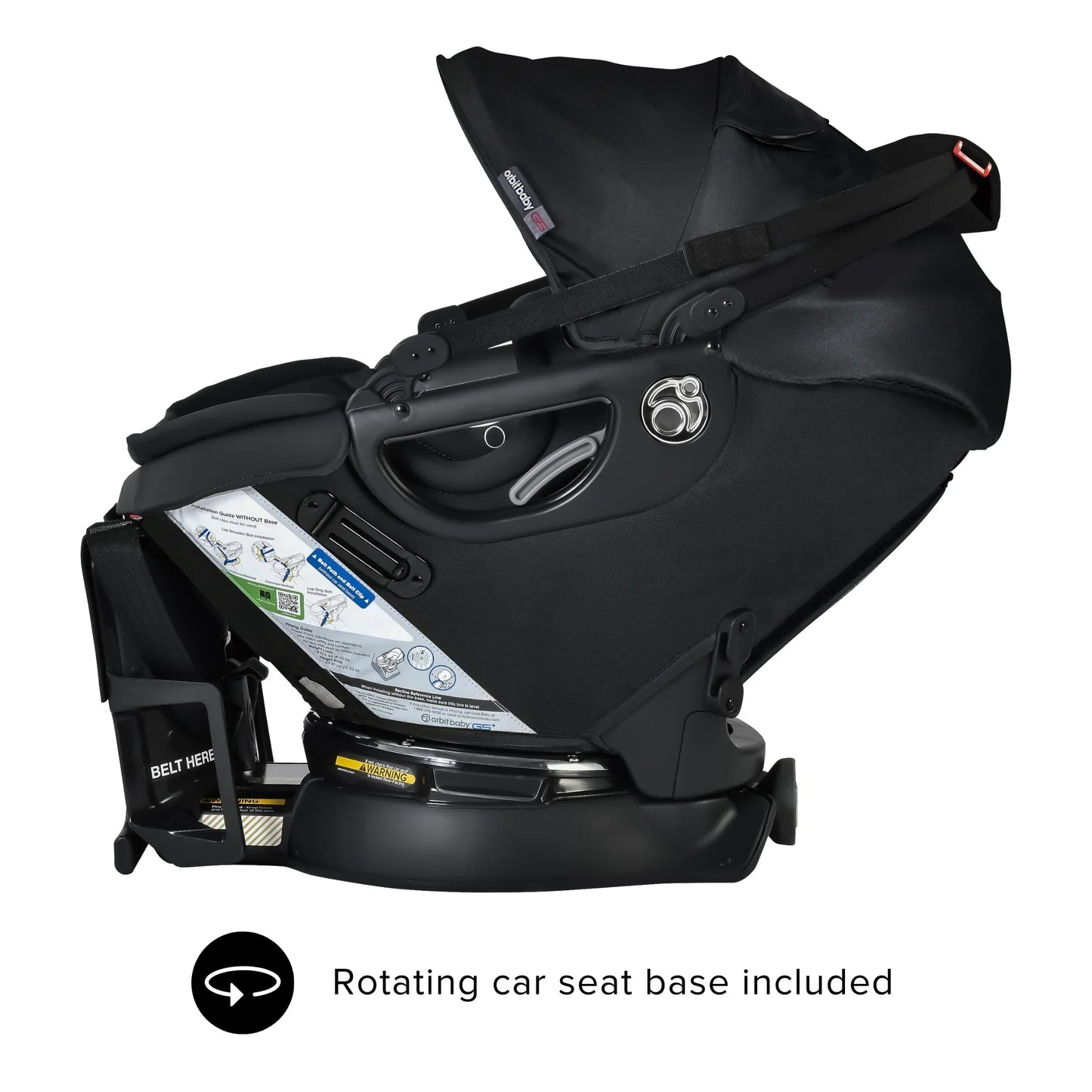 Orbit Baby G5+ Infant Car Seat With Base, Black, 2025