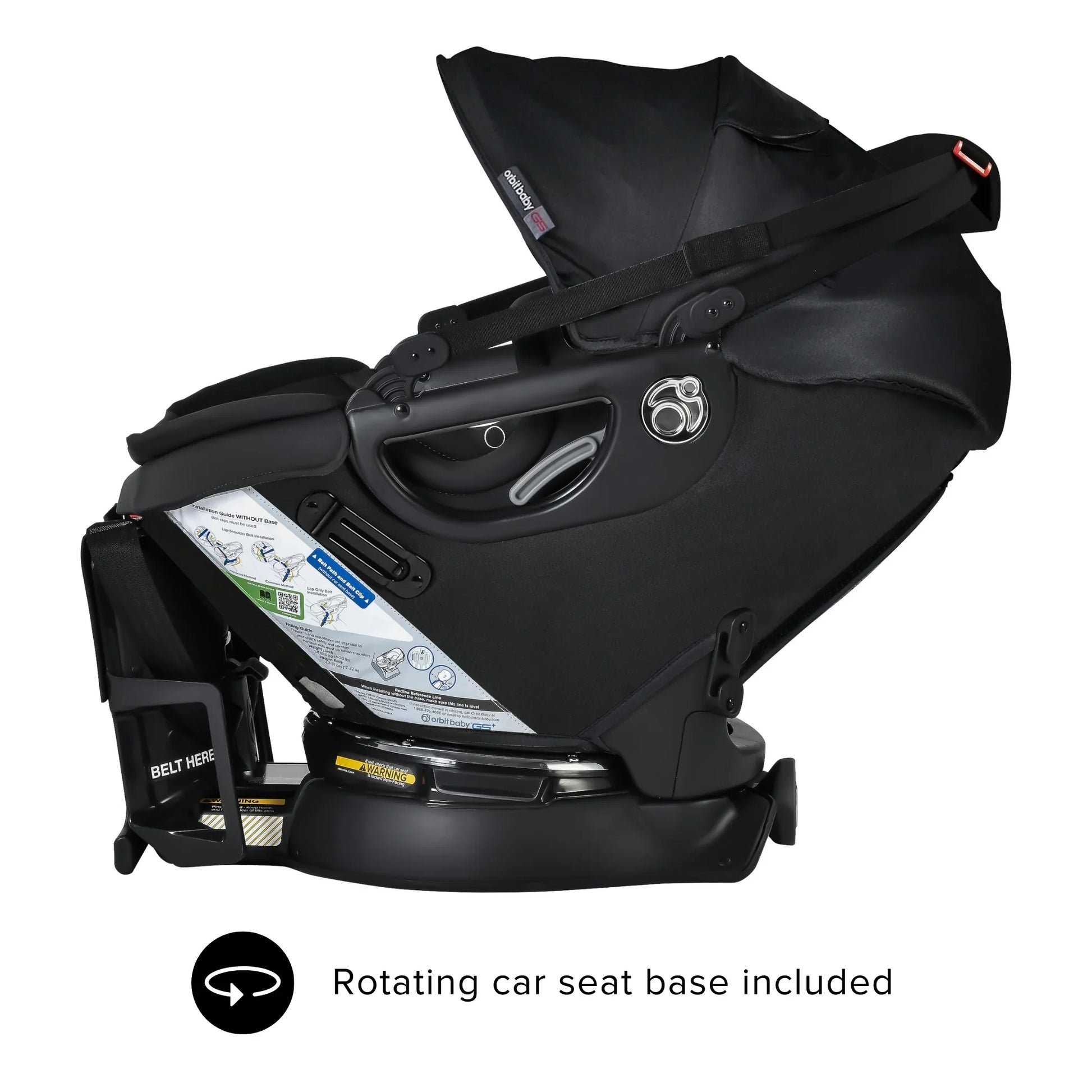 Orbit Baby G5+ Infant Car Seat With Base, Black, 2025