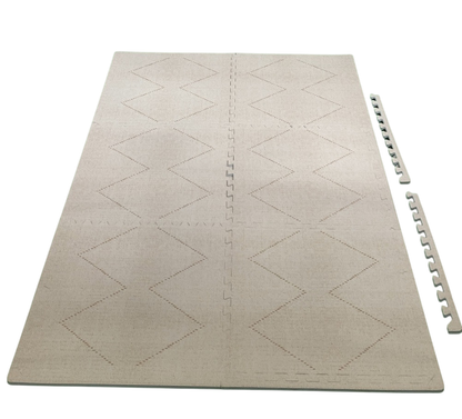 Toddlekind Prettier Puzzle Playmat Standard, Bone, Tulum