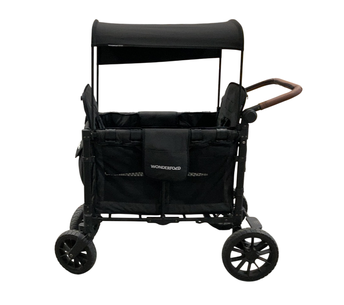 Wonderfold W2 Luxe Multifunctional Double Stroller Wagon, 2024, Charcoal Gray