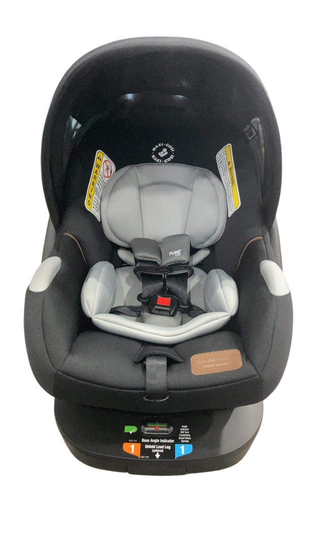 Maxi-Cosi Mico Luxe+ Infant Car Seat, Essential Black, 2025